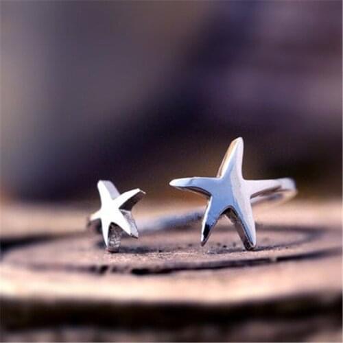 Fashion exclusive ring plating ring size of the stars rings -color rings for women
