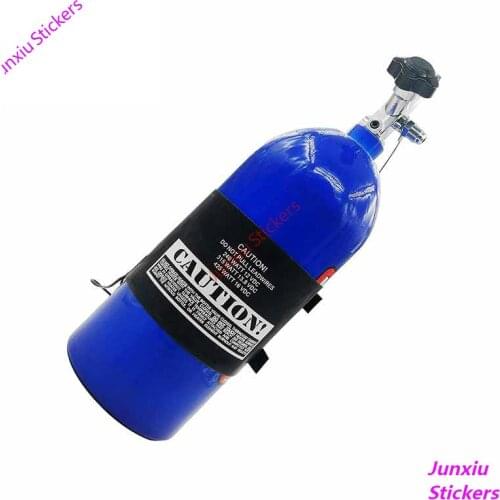 NOS Bottle Nitrous Car Stickers Truck Decal Bumper Window DIY Personality Creative Fashion JDM Bumper Decor Decoration KK13*4cm