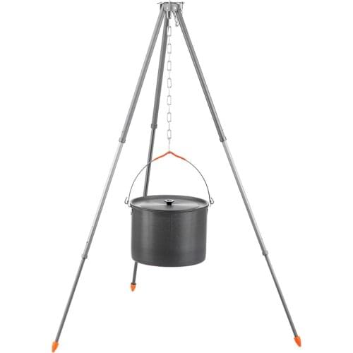 Naturehike Outdoor 10L Cookware Pot Camping Hanging Pot Portable Large Capacity Aluminum Alloy Pot 6-8 Men Outdoor Picnic