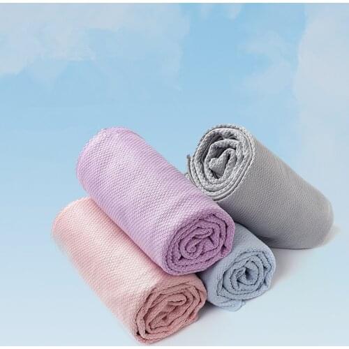 Non-slip Portable Yoga Blanket Towel Cover Folding Fitness Mat Sports Travel Blanket Pilates Training Meditation Yoga Towel