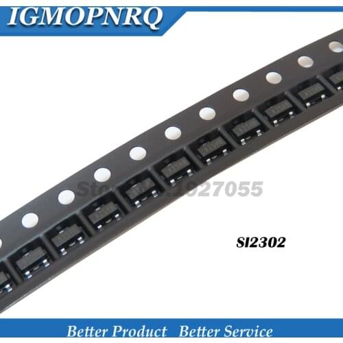 50pcs Smd SI2302 A2SHB field effect transistor sot-23 IC A2SHB