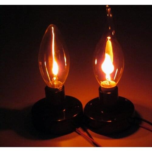 1pcs LED Bulbs E27 Retro Edison Lamp 3W Flame Fire Effect Tungsten Novel Candle Tip Lamp Home Decor
