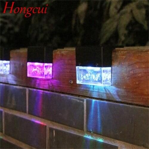 Hongcui LED Solar Wall Outdoor Lights Waterproof Sconce Home Decorative For Courtyard Garden Landscape Staircase
