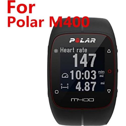 Screen Protector For Polar M400 M430 Premium PET Screen Protectors for Polar M430&M400 Sports Smart Watch Easy to Install
