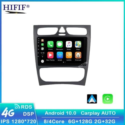 2 Din Car Multimedia Player Android GPS Autoradio For Mercedes Benz C-Class W203 C200 C320 C350 CLK W209 2002-2005 Head Unit