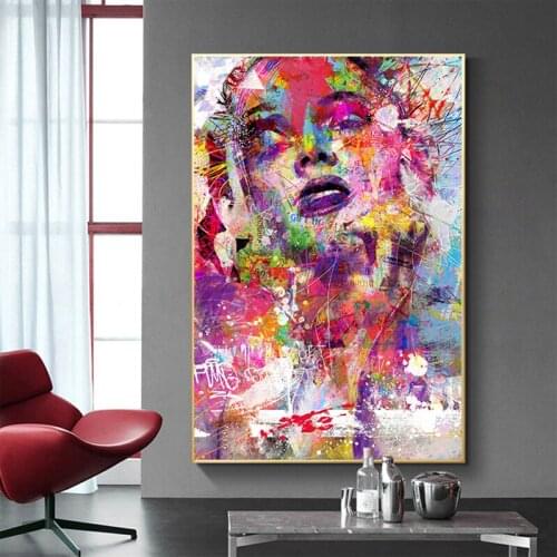 5d Diy diamond painting Colorful woman full square round diamond embroidery portrait wedding decorationsZP-2357