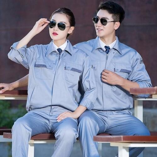 Anti-static Long sleeve working Suit workwear clothes set overalls workmen work uniform car workshop suit factory labor uniform