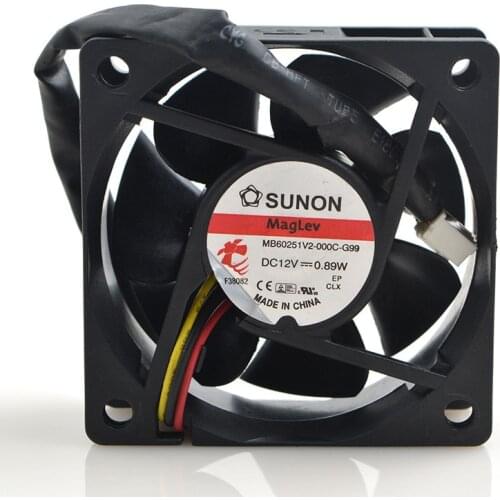 FOR Jianzhun/sunon6025mb 60251 v2-000c-g9912v 0.89w6cm mute cooling fan