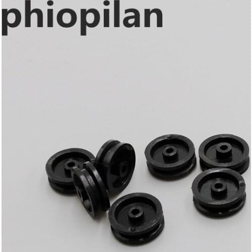 Black D=13mm black pulley small Plastic Timing Pulleys hole dia=1.95mm