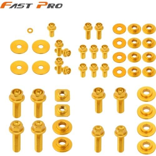 Motocycle Dirt Bike Plastic Body Parts Front Rear Fender Bolt Screws For Suzuki RMZ450 RMZ250 RMZ 450 250 2008-2017 Motorcross
