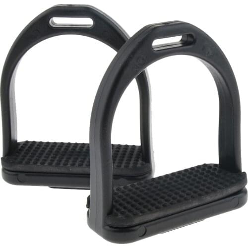Kids Shock Absorbing Balance Stirrups Horse Riding Rubber Treads Stirrups