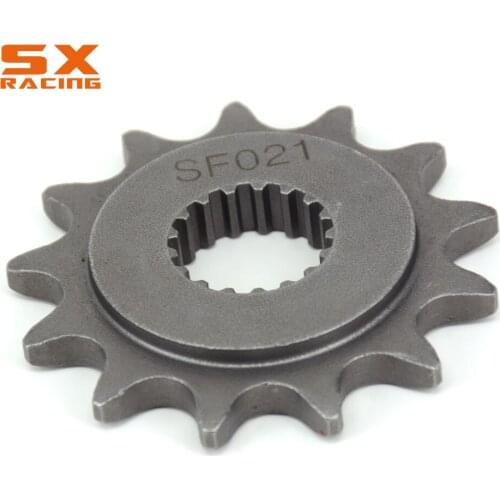 Dirt Bike 13 14T Front Chain Sprocket For TRX450 2004-2014 TRX700 2008-2009 CR250 88-08 CRF450 02-15 CRM250 1991 CR500 1988-1991