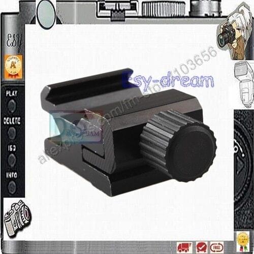 Hot Shoe Hotshoe Flash Stand Adapter Plate Head with 1/4"-20 Tripod Screw PS070