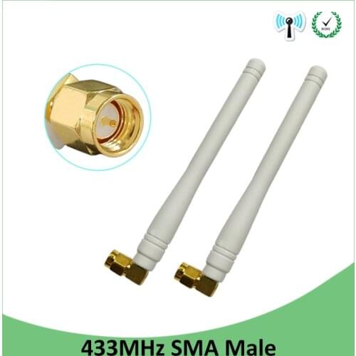 Lora lorawan watermeter 433MHz Antenna 3dbi SMA Male Connector folding 433 mhz antena waterproof directional Gas meter antenne
