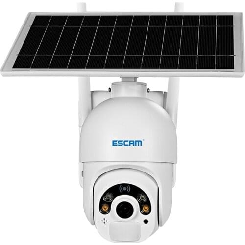 ESCAM QF250 Solar WIFI HD 1080P IP Camera With Solar Panel Battery Powered Pan/Tilt IR Night Vision Waterproof Security Cameras