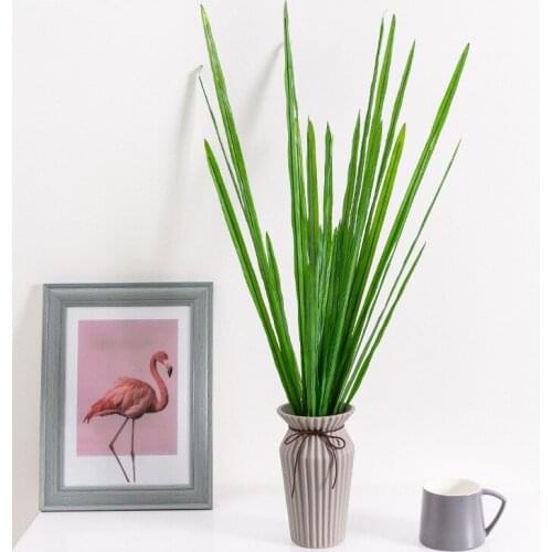 Artificial plant 8 pieces of East Asian orchid leaves home wedding party decoration inserted flower pots landscape plants