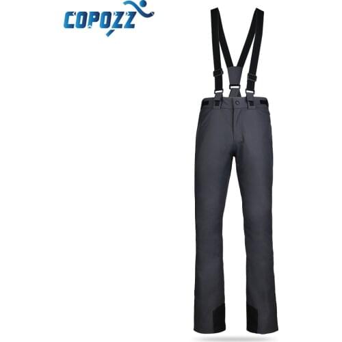 COPOZZ Ski Pants Professional Winter Snowboard Pants Women and Men Outdoor Sports Pantalon Ski Femme Hiking Camping Trousers