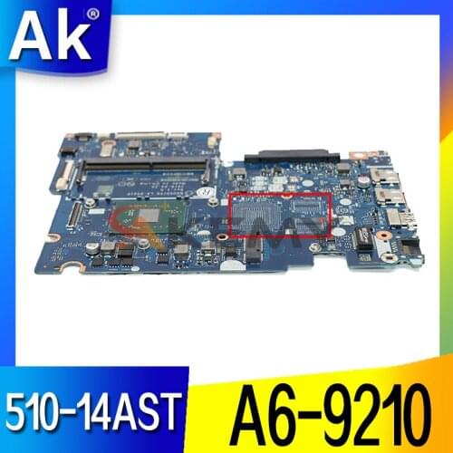 For Lenovo Yoga 510-14AST 500-14ACZ laptop motherboard 5B20J76068 BAUS0 Y0 LA-D541P Main board A6-9210 CPU