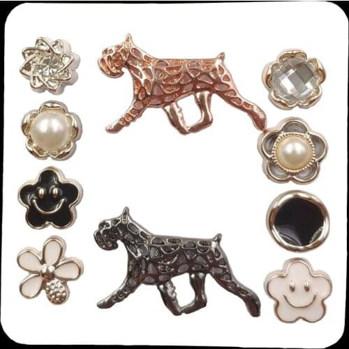 Schnauzer Akita Cane Corso Samoyed Cocker Spaniel Original Dog Animal Brooch Pins Show Club Women Female Gift Korean Jewelry Set