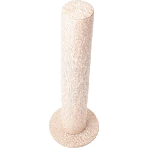 Charm Linen Jewelry Rack Bracelet Watch Organizer Holder Vertical Jewellery Display Stand