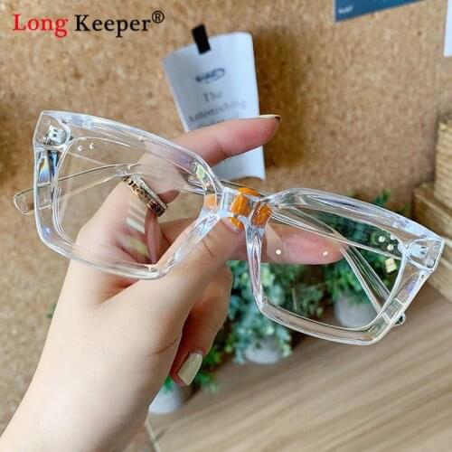 Transparent Anti Blue Light Reading Glasses Women Men Square Cat Eye Glasses Frame Blocking Glasses Optical Spectacle Eyewear