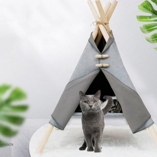 Removable Washable Pet Cat Nest Moistureproof Breathable Wearable Cat Tent Convenient For Handling More Secure Pet Warm Nest