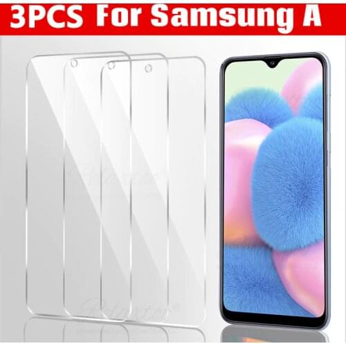 3Pcs 9H Tempered Glass For Samsung Galaxy A10S A31 A51 A71 A21S A30S M21 M31 A01 A20e A50 A70 Screen Protector protective Film