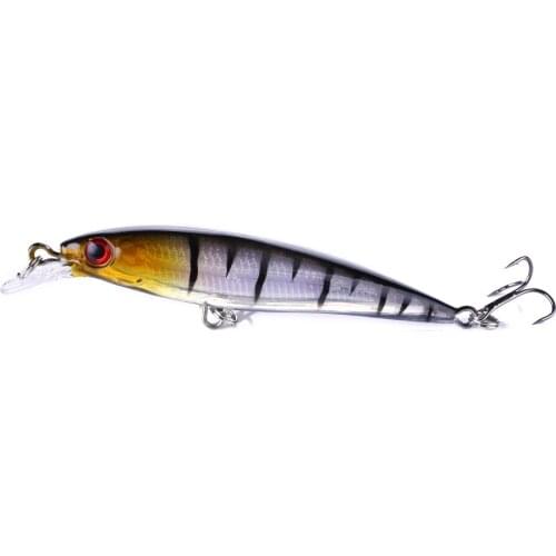1Pcs Minnow Fishing Lure Laser Hard Bait 8.5cm 7.2g Floating Fishing Wobblers Crankbait 3D Eyes Swimbait Peche Fishing Tackle
