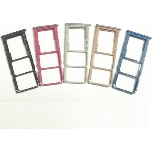 10pcs Sim Card Tray SD Reader Holder For SamSung Galaxy A60 A70 A80 A90 SIM Card Tray Slot Holder