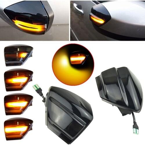 2X For Ford S-Max 07-14 Kuga C394 08-12 C-Max 11-19 LED Dynamic Turn Signal Light Side Mirror Sequential Blinker Indicator Lamp