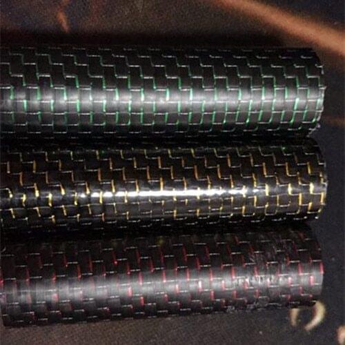 3mm (ID) *7mm (OD) *1000mm(L) color carbon fiber tube