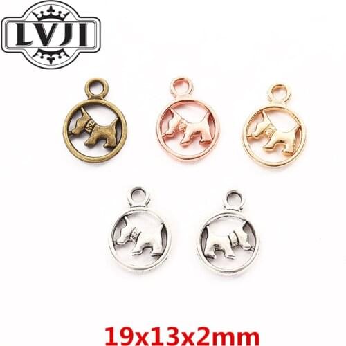 30pcs zinc alloy Animal dog Charms for Jewelry Making 5926