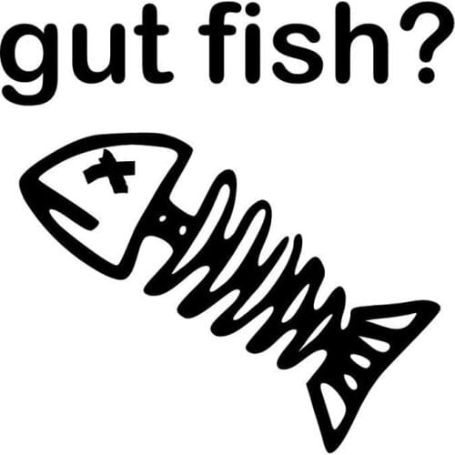 35cm Gut Fish Animal Car-Styling Stickers Vinyl Motorcycle Decals