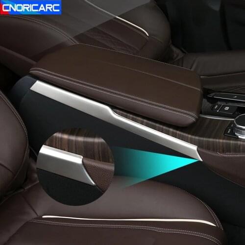 Car Styling Center Console Gear Shift Panel Side Decoration Cover Trim Strips For BMW 5 Series G30 G38 2018 Interior Accessories