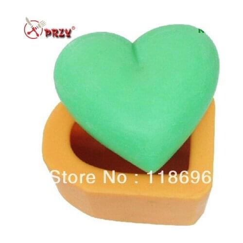 Free shipping heart shape modelling chocolate mold fondant Cake decoration mold for Handmade soap mold Good quality