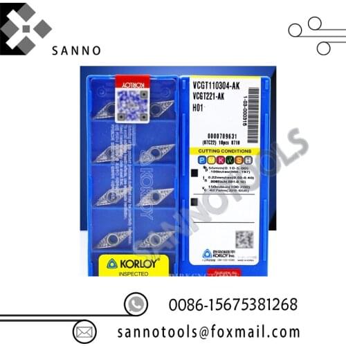 Free shipping! Inexpensive turning cutter VCGT110302-AK HO1 / VCGT110304-AK HO1 / VCGT110308-AK HO1 cnc carbide turning inserts
