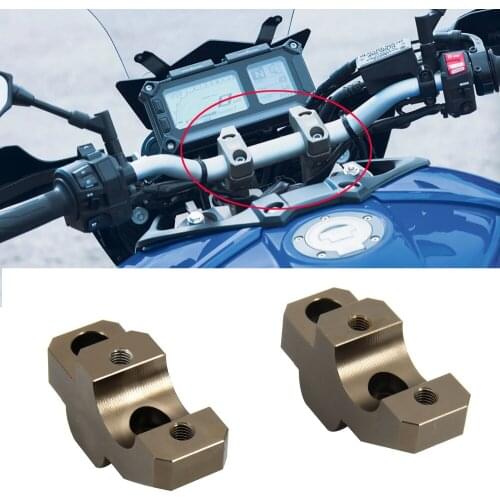 Motorcycle Handlebar Bar Riser Clamp Extend Adapter Mount For YAMAHA MT-09 Tracer 900 Tracer 900GT FZ-09 MT09 2015-UP XSR900 17