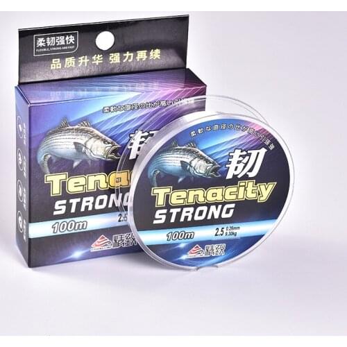 100 Meters Strong Pull Large Nylon Line Fishing Line Semi-floating And Wear-resistant Fishing Line -40