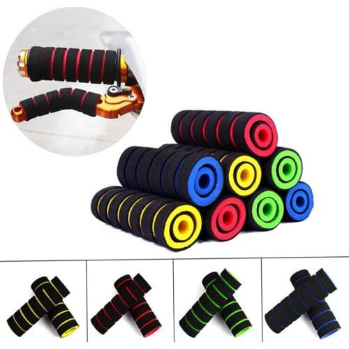 Hot 4Pcs Bike Racing Bicycle Motorcycle Handle Bar Foam Sponge Grip Cover Non-slip Soft sponge Handlebar manillar mtb