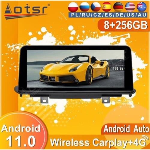 8+256GB Android 11 Tape Radio Recorder Car For BMW X5 F15 X6 F16 2013 2014 2015 2016 GPS Navi Player Stereo Autoradio Head Unit