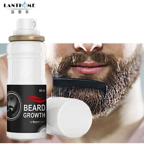 Men Facial Hair Growth Oil Thick Men Beard growth spray beard grow stimulator natural accelerate beard growth oil 60ml
