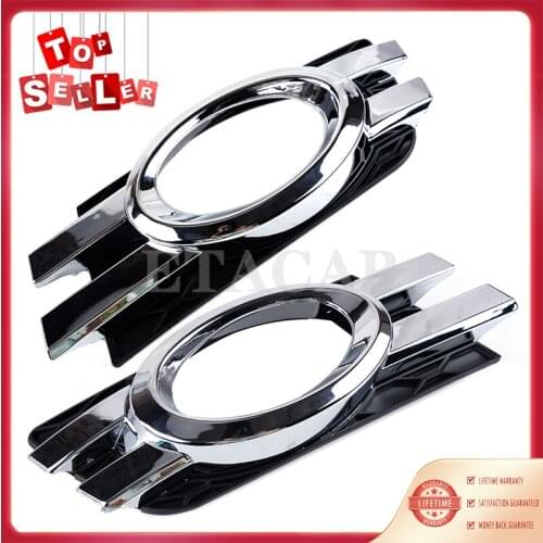 1Set Car C-hrome Front Fog Light Trim Cover 1648800824 1648800724 Fits For Mercedes ML Class C W164 2008 2009 2010 2011