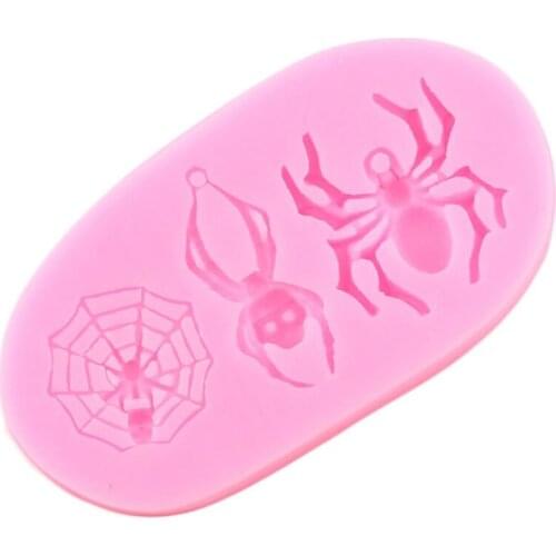 Spider Epoxy Resin Mold Keychain Pendant Silicone Mould DIY Crafts Jewelry Earrings Ornaments Decorations Casting Tools