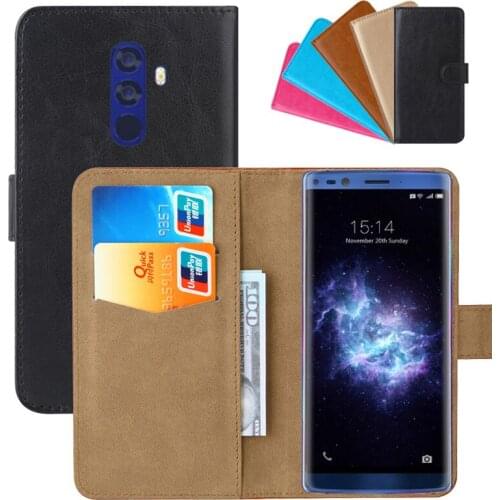 Luxury Wallet Case For Doogee Mix 2 PU Leather Retro Flip Cover Magnetic Fashion Cases Strap