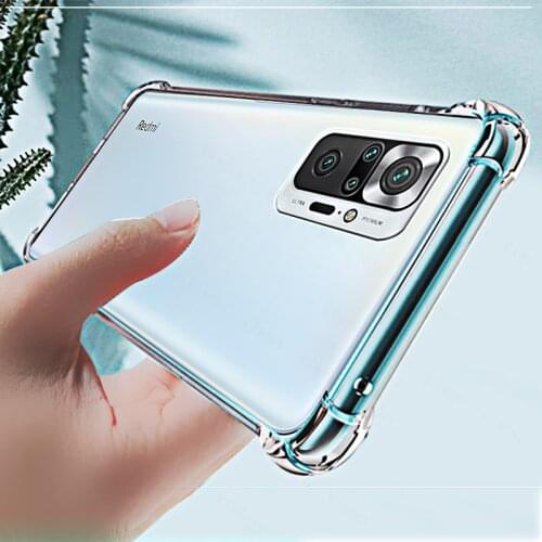 Luxury Clear Shockproof Phone Transparent Case for Xiaomi Redmi Note 9 10 8 Pro Max 9s 10 5g 10Pro 9T 9C NFC 9A 8T Back Cover