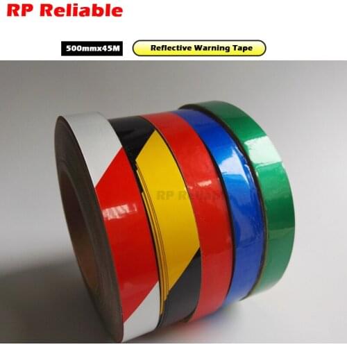 RP Reliable -- 500mmx45M Road Workshop Refective Warning Tape Customize size offer, please contact