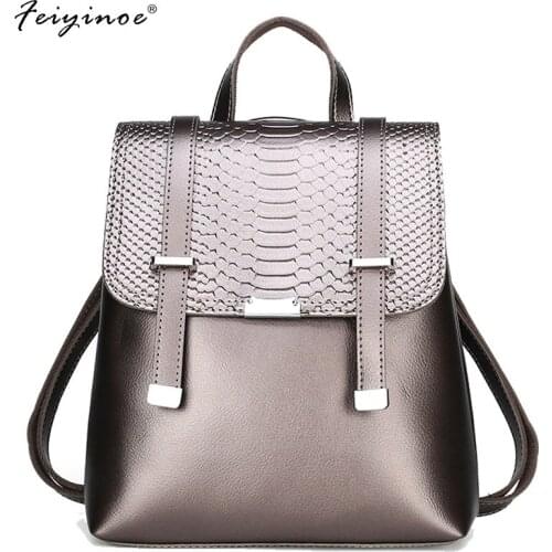 2021 New Backpack Women High Quality Leather Backpack Large Capacity Travel Backpack Fashion School Bags Shoulder Bags Mochila