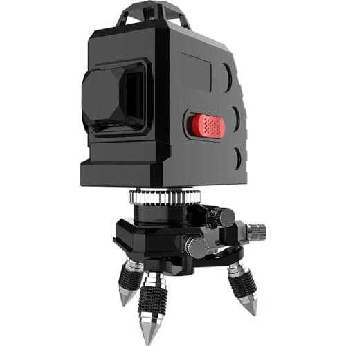 12 Lines 3D Green Laser Level 360 Degree Horizontal And Vertical Cross Lines Self-Leveling Green Laser Line With Tripod Battery