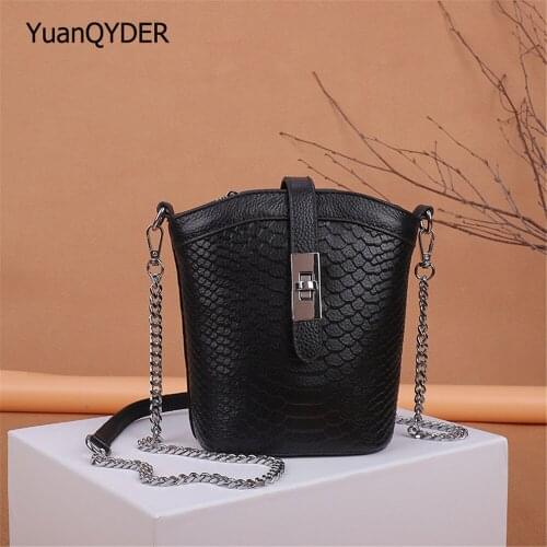 2021 Genuine Leather Crossbody Bags for Women Designer Fashion Serpentine Shoulder Messenger Bags Ladies Brand Mini Phone Purse