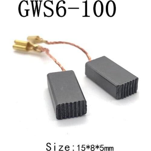 Carbon Brush 15*8*5mm Replacement For Bosch Gws6-100 Good Qaulity Power Tools Spare Parts Accessoires